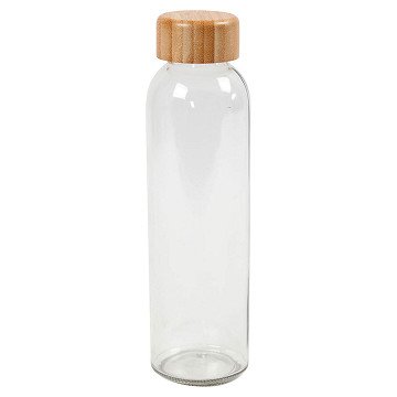 Water Bottle with Bamboo Lid