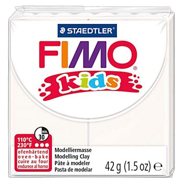 FIMO Kids Modeling Clay White, 42gr