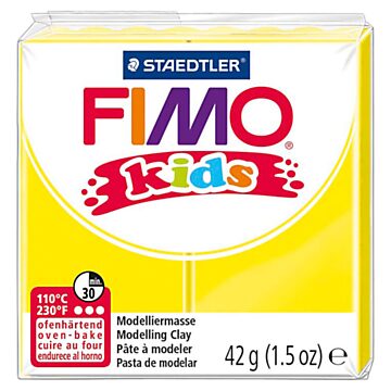 FIMO Kids Modeling Clay Yellow, 42gr