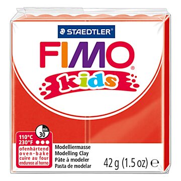 Fimo Kids Modelliermasse Rot, 42gr