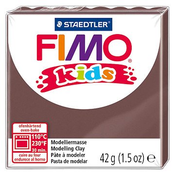 Fimo Kids Modelliermasse Braun, 42gr