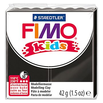 Fimo Kids Modelliermasse Schwarz, 42gr