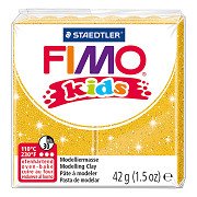 FIMO Kids Boetseerklei Glitter Goud, 42gr