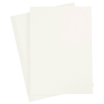 Colored Cardboard Ivory A4, 20 sheets