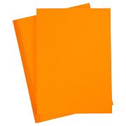 Farbkarton Mandarine Orange A4, 20 Blatt