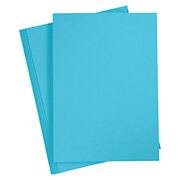Colored Cardboard Bright Blue A4, 20 sheets