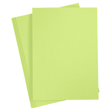 Farbiger Karton Limettengrün A4, 20 Blatt