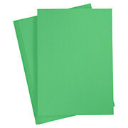 Farbiger Karton Grasgrün A4, 20 Blatt