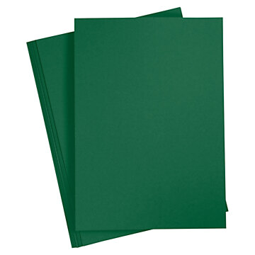 Colored Cardboard Pine Green A4, 20 sheets