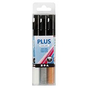 Plus Color Markers - Gold, Silver, Off-white