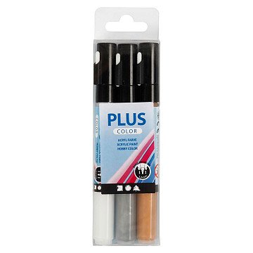 Plus Color Markers - Gold, Silver, Off-white
