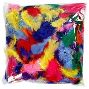 Feathers in Various Colors 7-8cm, 50gr