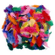 Feathers in Various Colors 7-8cm, 50gr