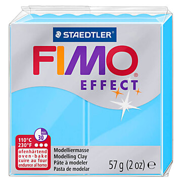 Fimo Effect Modelliermasse Neonblau, 57gr