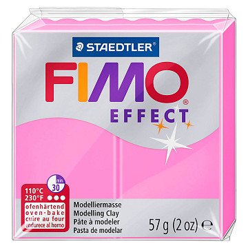 Fimo Effect Modelliermasse Neonpink, 57gr