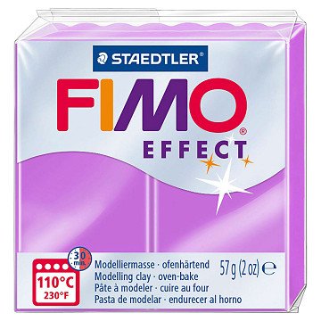 Fimo Effect Modelliermasse Neon Lila, 57gr