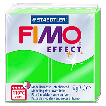 FIMO Effect Modeling Clay Neon Green, 57gr