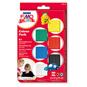 FIMO Kids Modeling Clay Standard Colors, 6 pcs.