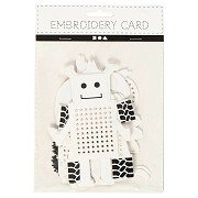 Embroidery figures Animals and Robots, 18 pcs.