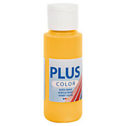 Plus Color Acrylic Paint, Yellow Sun, 60ml