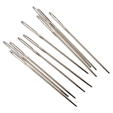 Embroidery needles with blunt point, 5cm, 25 pcs.