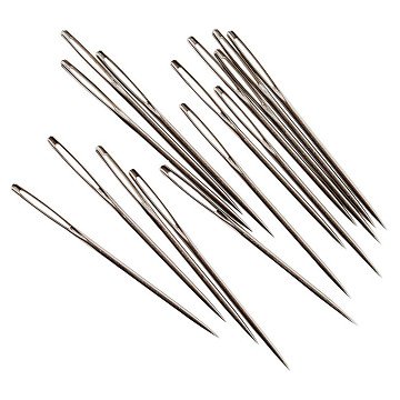 Embroidery needles with Sharp point, 5.4cm, 25pcs.