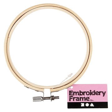 Embroidery frame wood, Ø 10cm