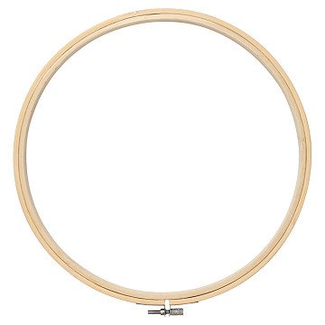 Embroidery frame wood, Ø 25cm