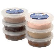 Silk Clay, Hautfarbe, 6 Stück.
