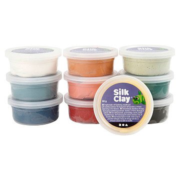 Silk Clay, Pastellfarben, 10 Stk.