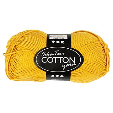 Cotton yarn, Curry, 50gr, 170m