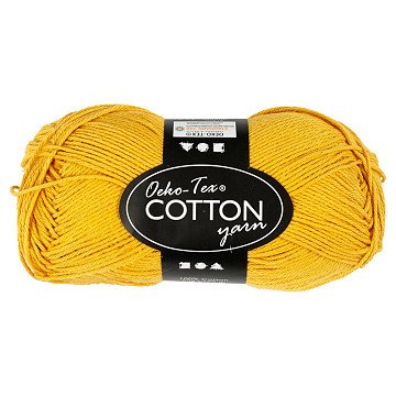 Cotton yarn, Curry, 50gr, 170m