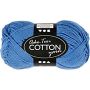 Cotton yarn, Blue, 50gr, 170m