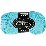 Cotton yarn, Turquoise, 50gr, 170m