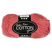 Cotton yarn, Terracotta, 50gr, 170m