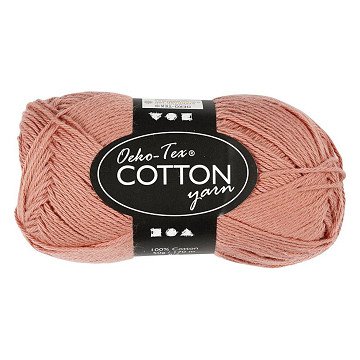 Baumwollgarn Altrosa 50gr, 170m