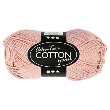 Cotton yarn, Beige, 50gr, 170m