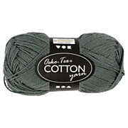 Cotton yarn, Gray, 50gr, 170m