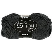 Cotton yarn, Anthracite, 50gr, 170m