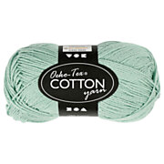 Cotton yarn, Mint Green, 50gr, 170m