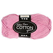 Cotton yarn, Light red, 50gr, 170m