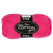 Cotton yarn, Pink, 50gr, 170m