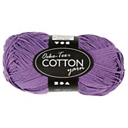 Cotton yarn, Purple, 50gr, 170m