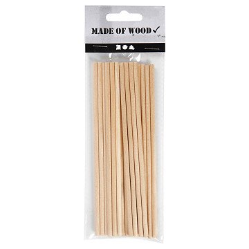 Round Craft Sticks Wood, 20 pcs.