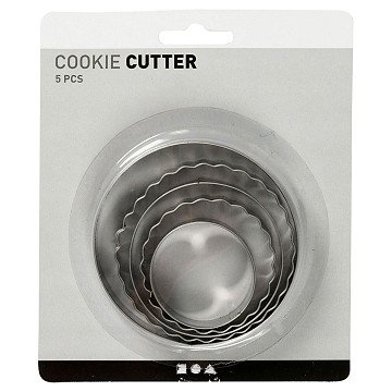 Ausstechformen, Kreis, 5 Stk.