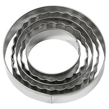 Cookie cutters, Circle, 5 pcs.