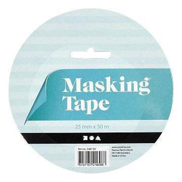 Masking tape 25mm, 50mtr.