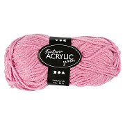 Acrylgarn, Rosa, 50 g, 80 m