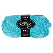 Acrylic yarn, Turquoise, 50gr, 80m