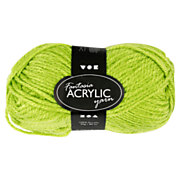 Acrylic yarn, Light green, 50gr, 80m